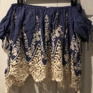 Vintage Havana Bandeau lace top